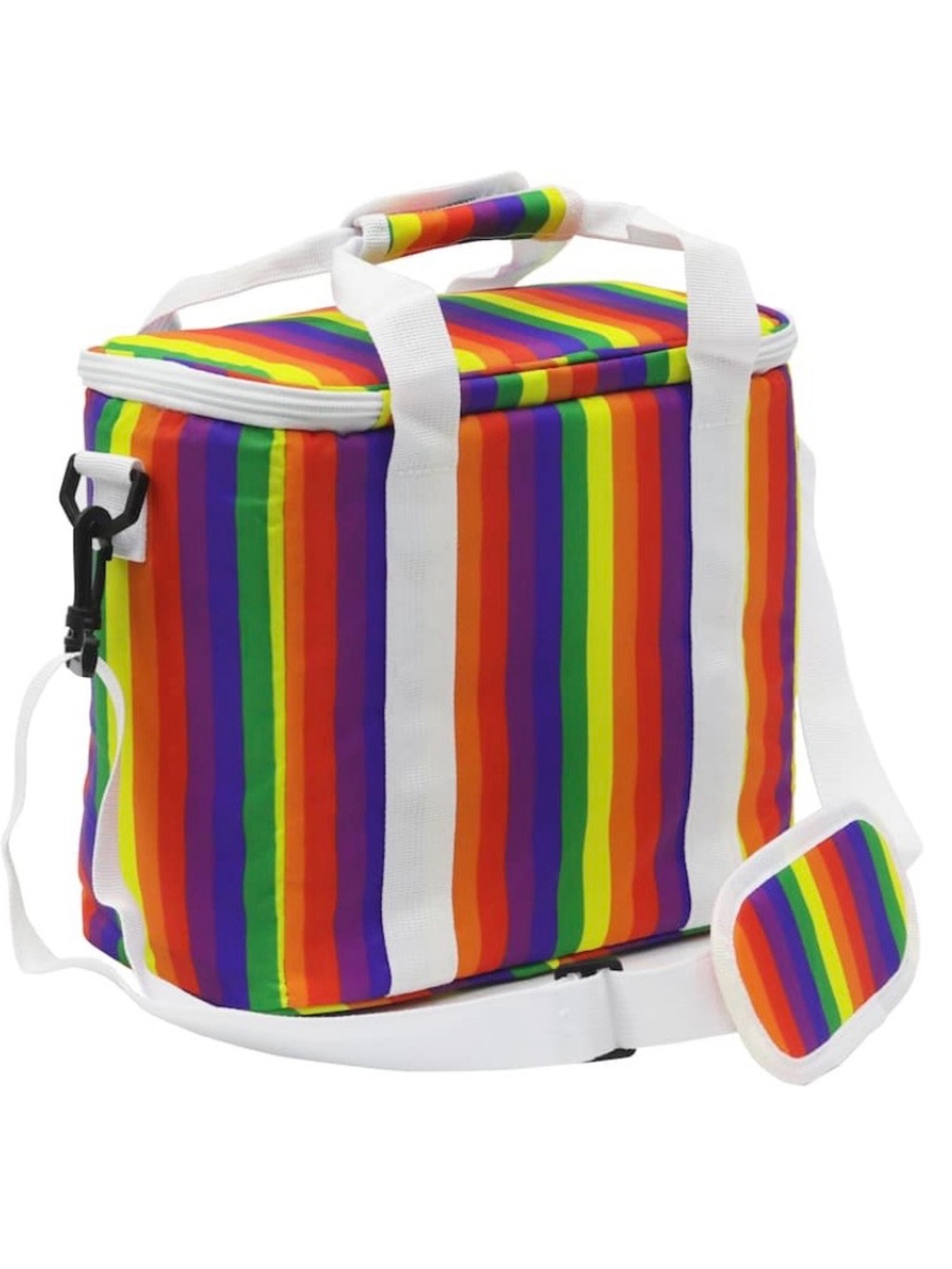 PRIDE Cooler Bag * Rainbow Stripe * Removable Strap * Tote *
